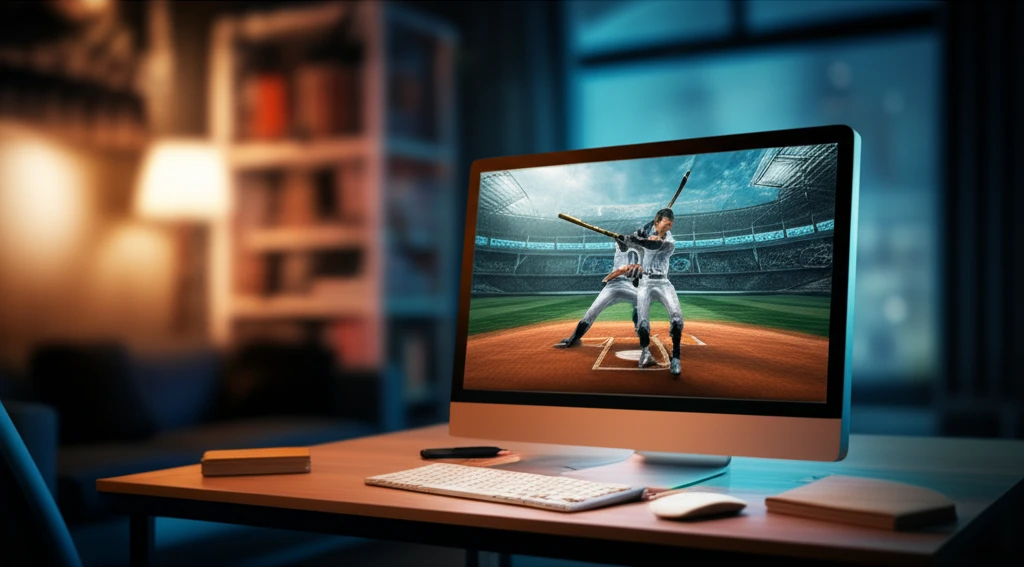 MLB TV 공식 웹사이트 접속 화면 예시