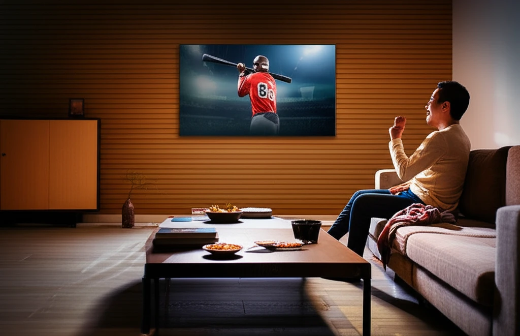 MLB TV 시청 화면 예시
