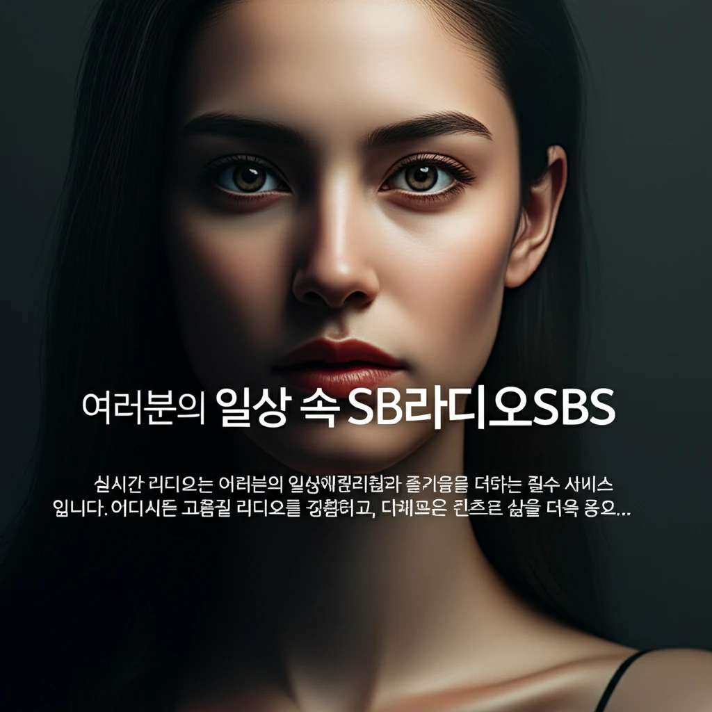 SBS 라디오 청취 모습